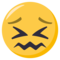 Confounded Face emoji on Emojione